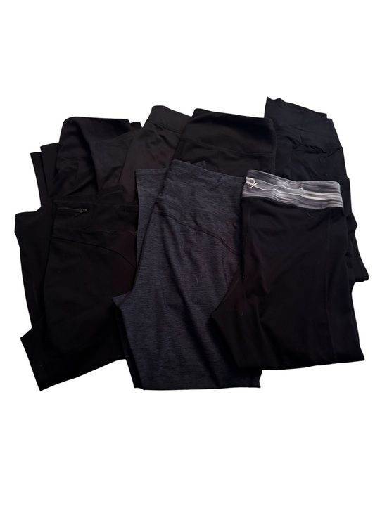 Pants - Women’s Black Jogger Pants and Leggings - Comfortable Everyday Fit